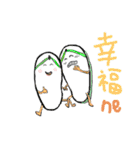 A pair of slippers -now on stage！（個別スタンプ：14）