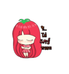Tomato's bang (A girl Ver.)（個別スタンプ：4）