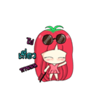 Tomato's bang (A girl Ver.)（個別スタンプ：5）
