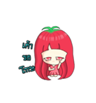 Tomato's bang (A girl Ver.)（個別スタンプ：8）