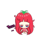 Tomato's bang (A girl Ver.)（個別スタンプ：11）