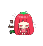 Tomato's bang (A girl Ver.)（個別スタンプ：21）