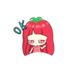 Tomato's bang (A girl Ver.)（個別スタンプ：22）