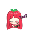 Tomato's bang (A girl Ver.)（個別スタンプ：23）