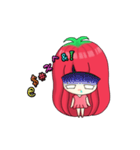 Tomato's bang (A girl Ver.)（個別スタンプ：24）