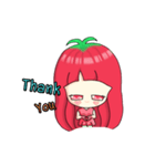 Tomato's bang (A girl Ver.)（個別スタンプ：28）