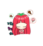 Tomato's bang (A girl Ver.)（個別スタンプ：30）