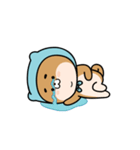 Poding - Blue muffler Shiba dog（個別スタンプ：37）