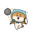 Poding - Blue muffler Shiba dog（個別スタンプ：39）