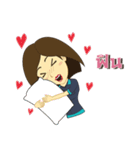 Technician and Admin pretty girl（個別スタンプ：37）