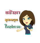 Technician and Admin pretty girl（個別スタンプ：40）