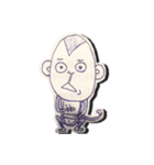 blue pen Monkey（個別スタンプ：21）