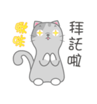 Small gray cat（個別スタンプ：5）
