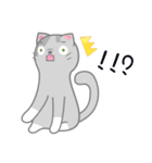 Small gray cat（個別スタンプ：14）