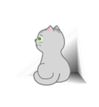 Small gray cat（個別スタンプ：39）