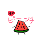 HPがヤバい！ダメージキャラクターズ（個別スタンプ：11）