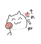 もふ猫さんとにわとりさん（個別スタンプ：7）