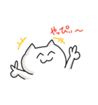 もふ猫さんとにわとりさん（個別スタンプ：21）