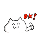 もふ猫さんとにわとりさん（個別スタンプ：27）