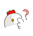 もふ猫さんとにわとりさん（個別スタンプ：34）