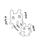 アンニュイなうさぎ（個別スタンプ：18）