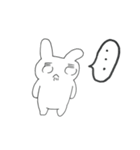 アンニュイなうさぎ（個別スタンプ：19）