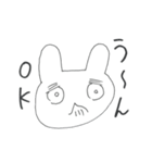 アンニュイなうさぎ（個別スタンプ：32）