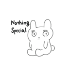 アンニュイなうさぎ（個別スタンプ：34）