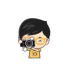 Camera man, graphic and freelance（個別スタンプ：2）