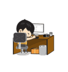 Camera man, graphic and freelance（個別スタンプ：15）