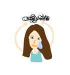 VV and her sloth friend（個別スタンプ：2）