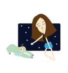 VV and her sloth friend（個別スタンプ：5）
