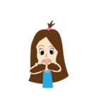 VV and her sloth friend（個別スタンプ：20）