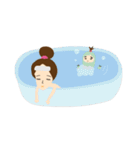 VV and her sloth friend（個別スタンプ：32）