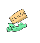 ねことうさぎのほのぼのとした日常（個別スタンプ：5）