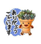 多肉植物の寄せ植え！はちぼー（個別スタンプ：14）