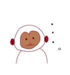 しろいおさる（個別スタンプ：19）