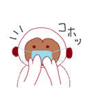 しろいおさる（個別スタンプ：28）