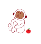 しろいおさる（個別スタンプ：30）