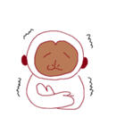 しろいおさる（個別スタンプ：32）