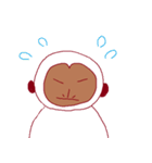 しろいおさる（個別スタンプ：33）