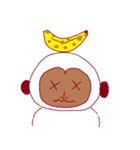 しろいおさる（個別スタンプ：35）