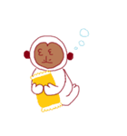 しろいおさる（個別スタンプ：36）