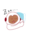 しろいおさる（個別スタンプ：37）