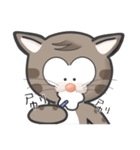 Mr Grey Little Cat 1 with TC（個別スタンプ：2）