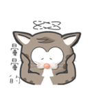 Mr Grey Little Cat 1 with TC（個別スタンプ：20）
