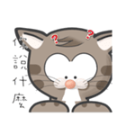 Mr Grey Little Cat 1 with TC（個別スタンプ：25）