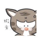 Mr Grey Little Cat 1 with TC（個別スタンプ：26）