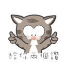 Mr Grey Little Cat 1 with TC（個別スタンプ：29）