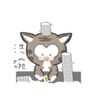 Mr Grey Little Cat 1 with TC（個別スタンプ：37）